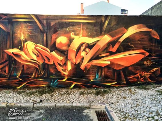 3D-Graffiti-letters-deep-on-Fire-Odeith-Rio-de-Mouro-Portugal